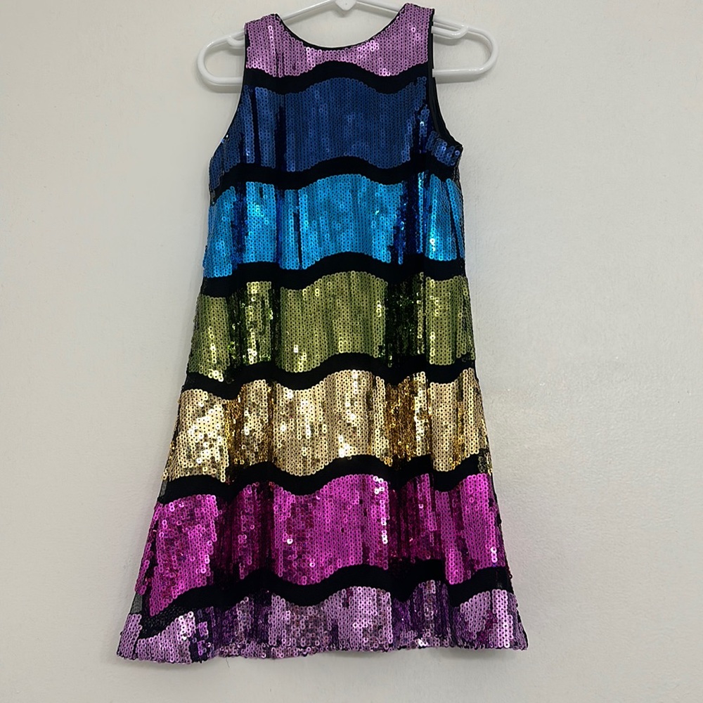 Pippa & Julie sequin girls dress